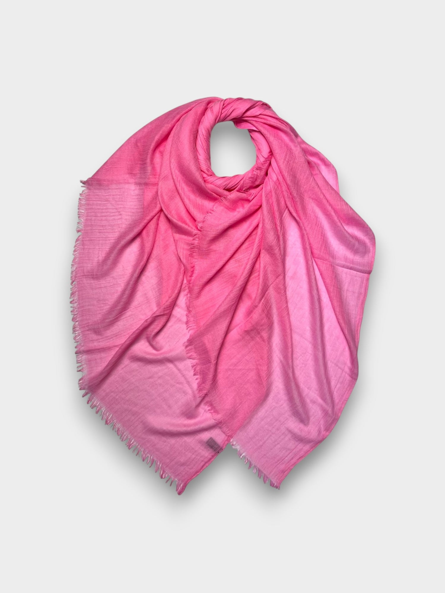 Classic Cotton Blend Plain Scarf - 48 colours - Bubble Gum Pink