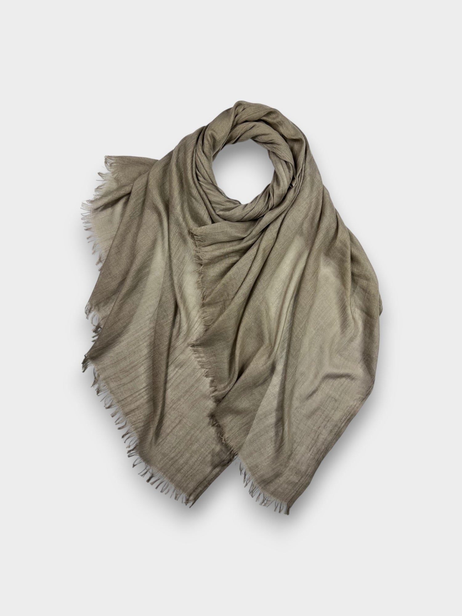 Classic Cotton Blend Plain Scarf - 48 colours - Beige