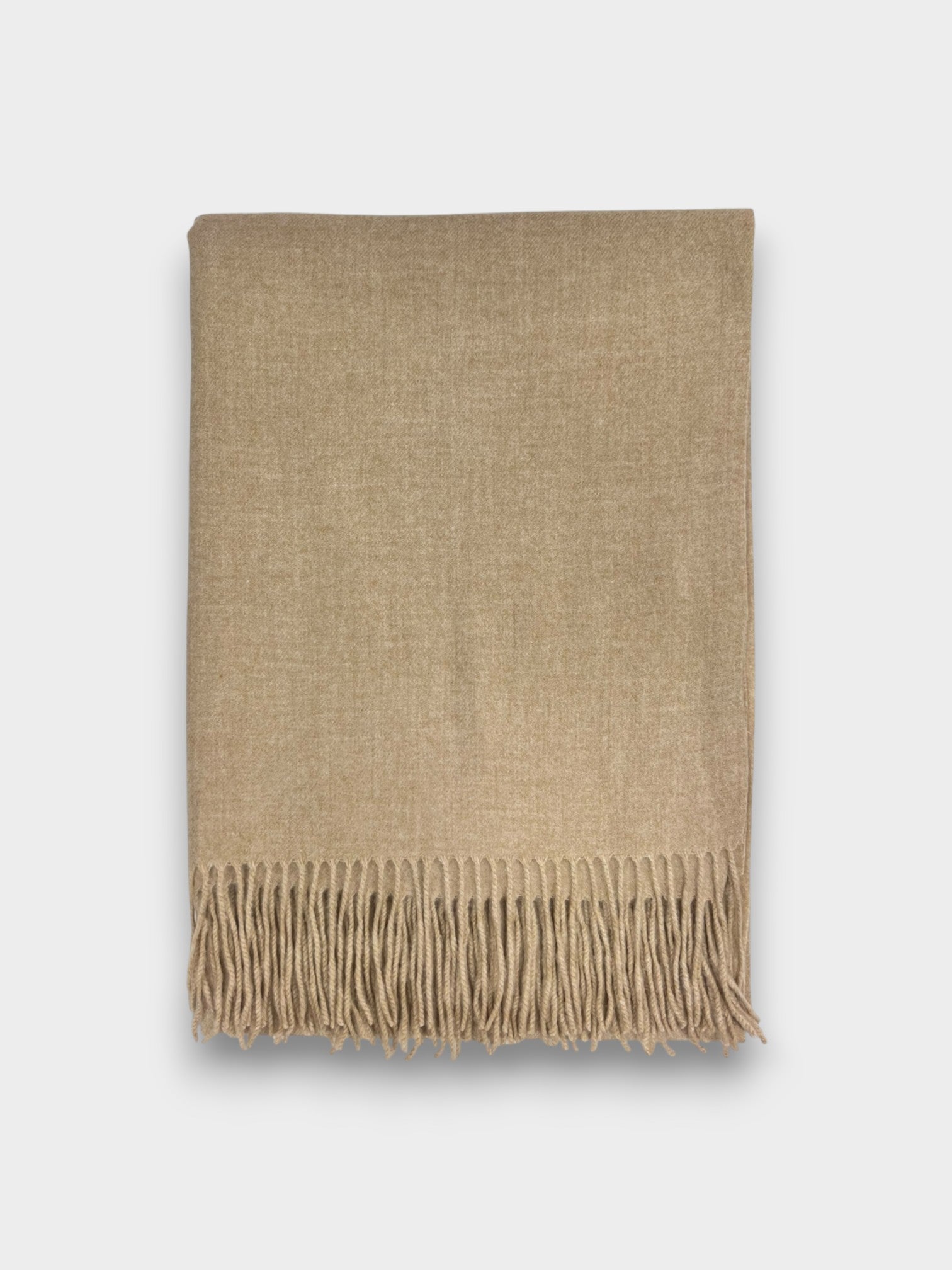 Classic Plain wool Blend with Tassels - 10 + colours available