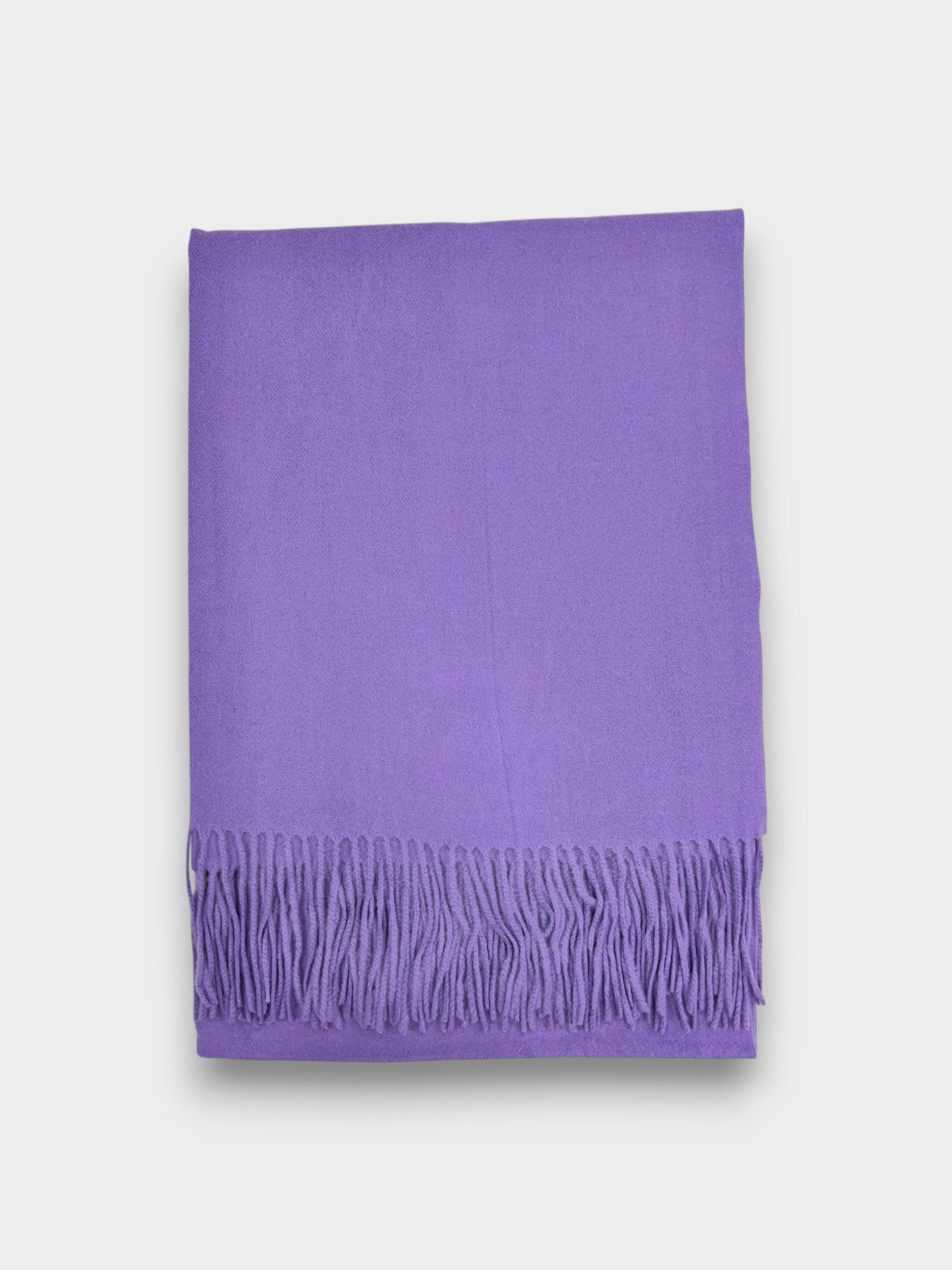 Classic Plain wool Blend with Tassels - 10 + colours available