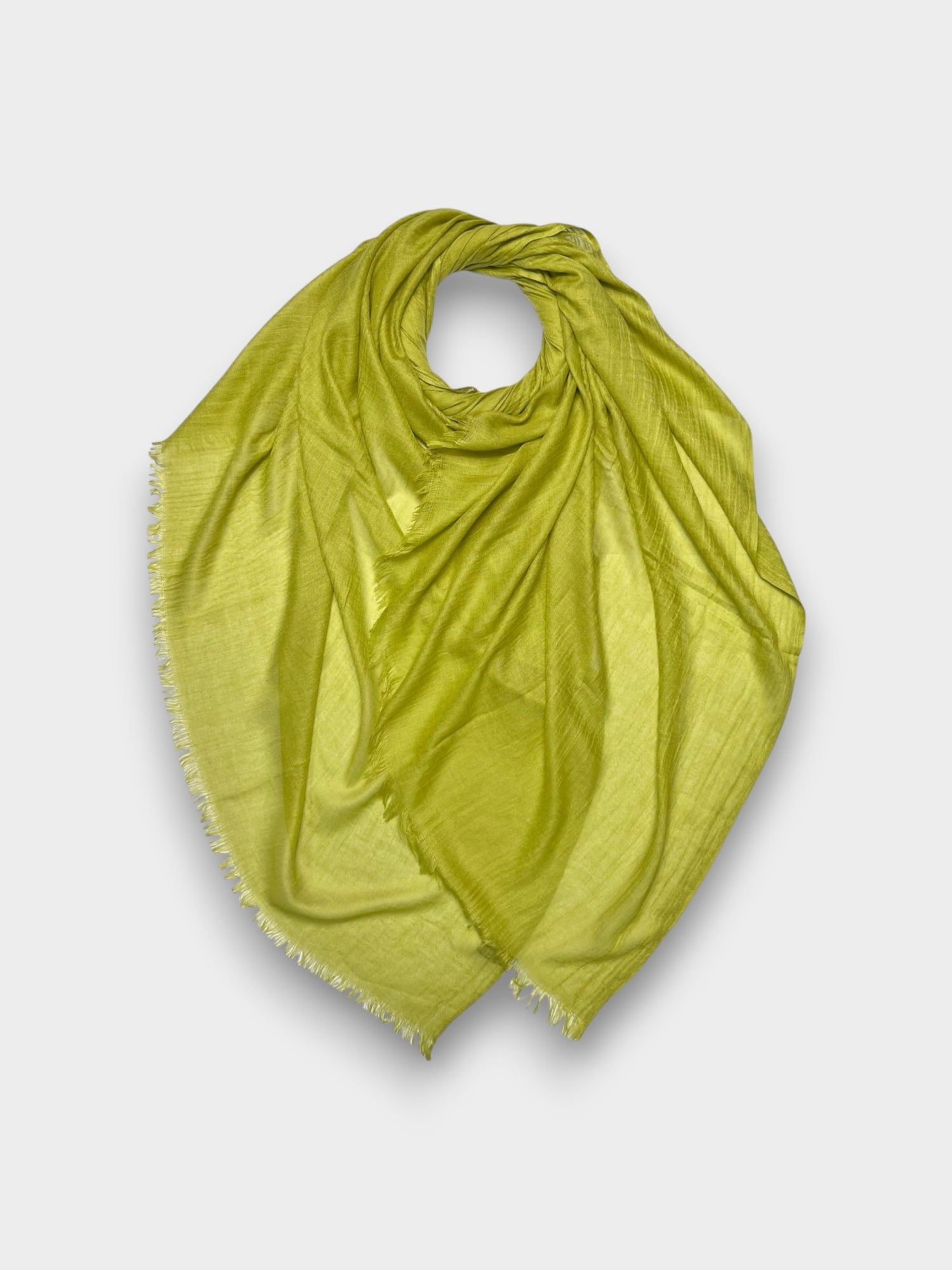 Classic Cotton Blend Plain Scarf - 48 colours - Lime