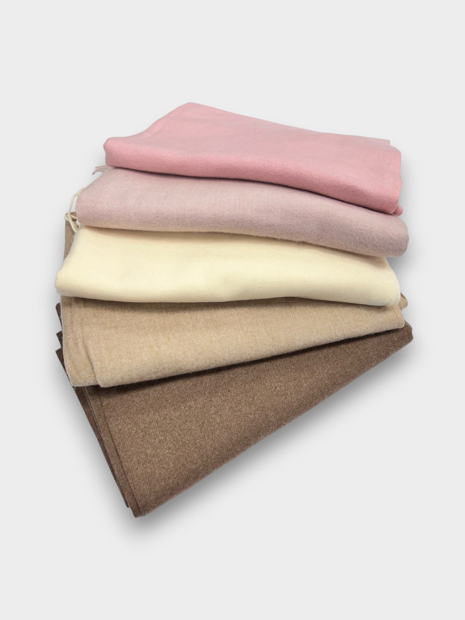 Classic Plain wool Blend with Tassels - 10 + colours available