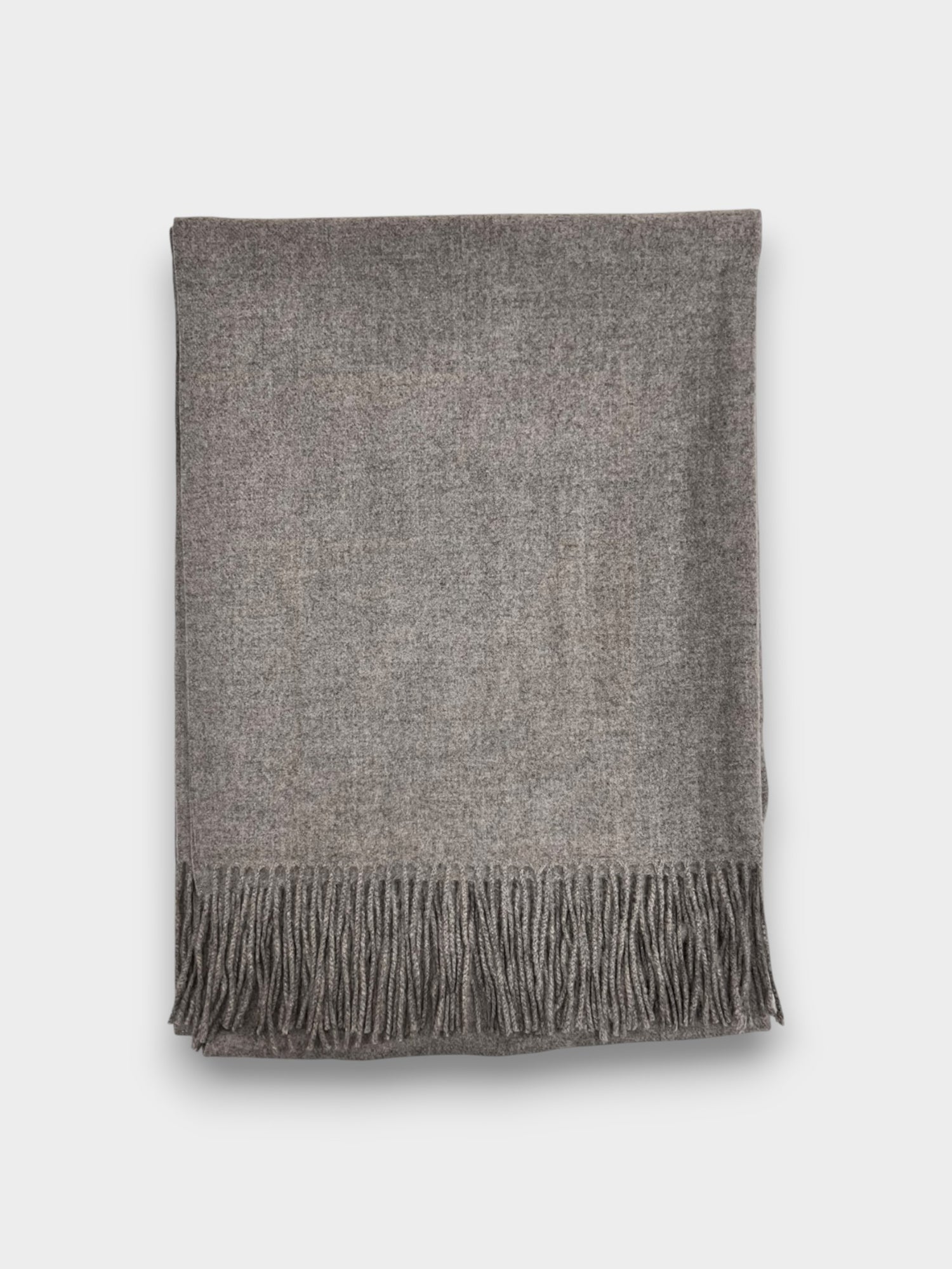 Classic Plain wool Blend with Tassels - 10 + colours available - Oatmeal