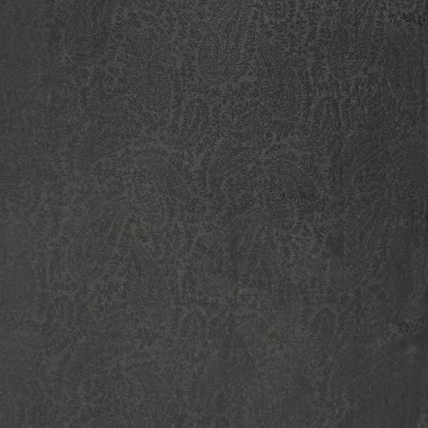 Pashmina Paisley Print Finished with Tassels - Black
