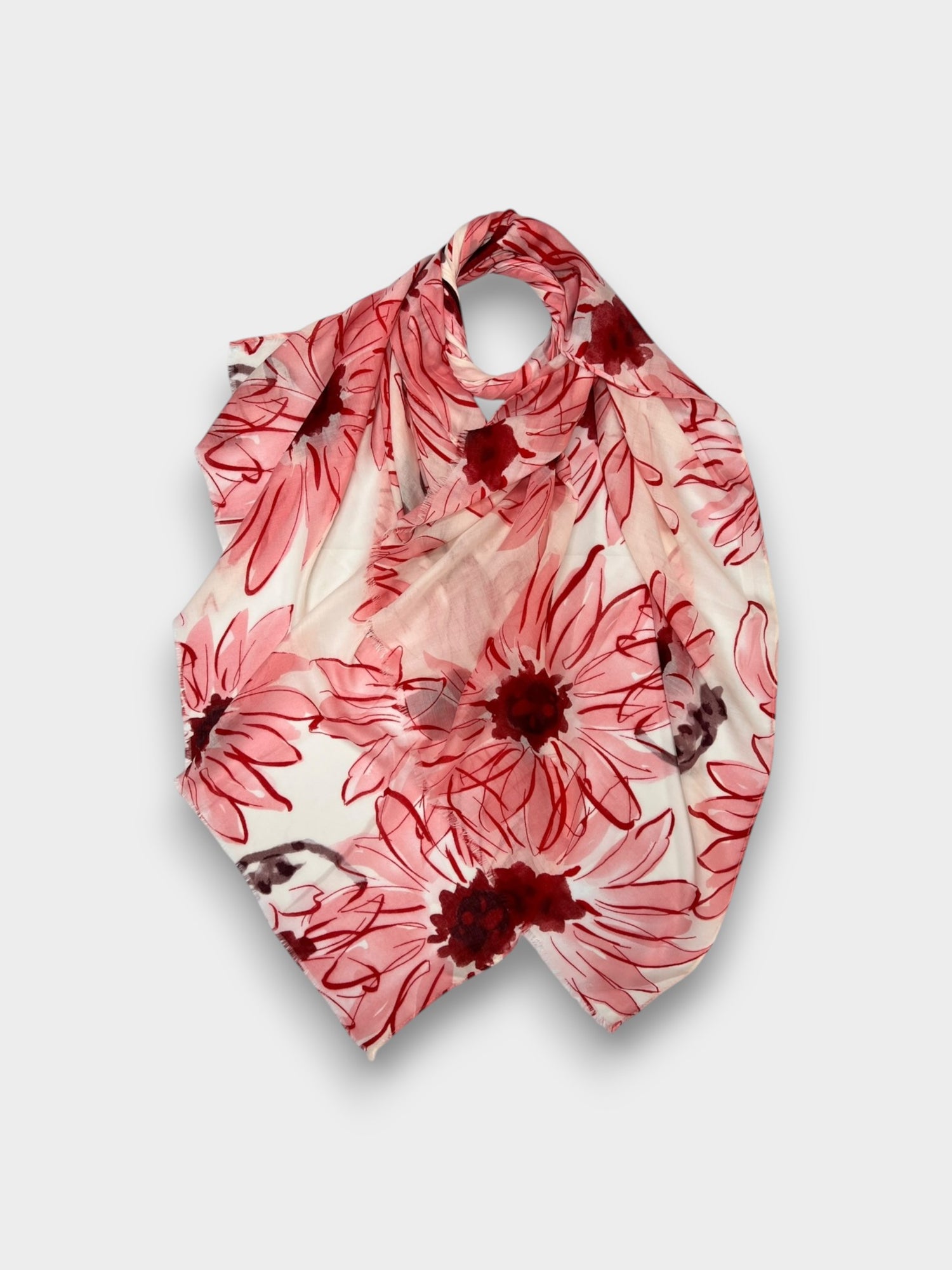 Big Daisy Print - Red