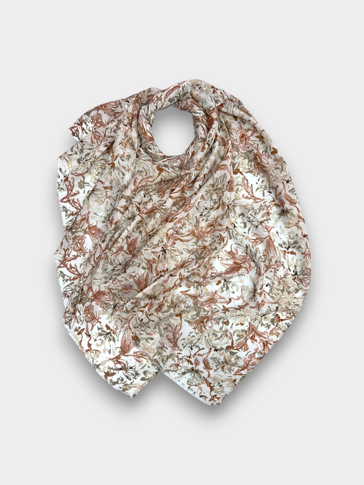 Hibiscus flower print - Beige