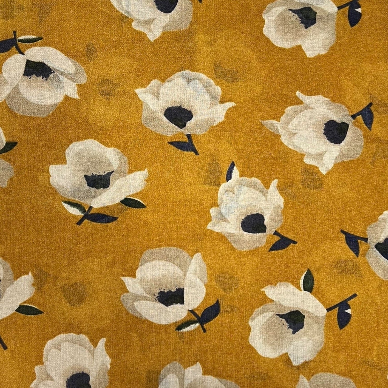 Narcisses flower print - Mustard