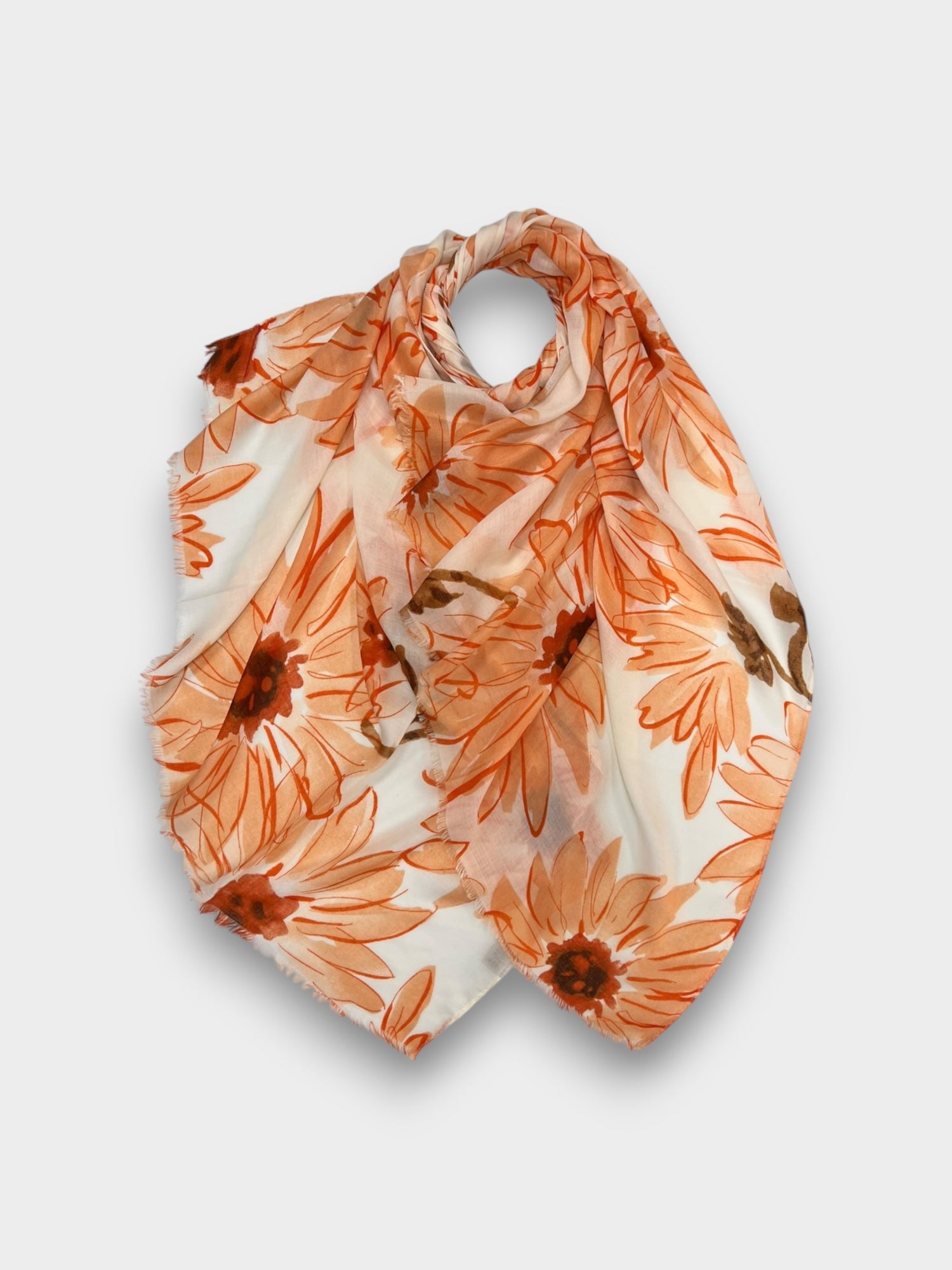 Big Daisy Print - Orange