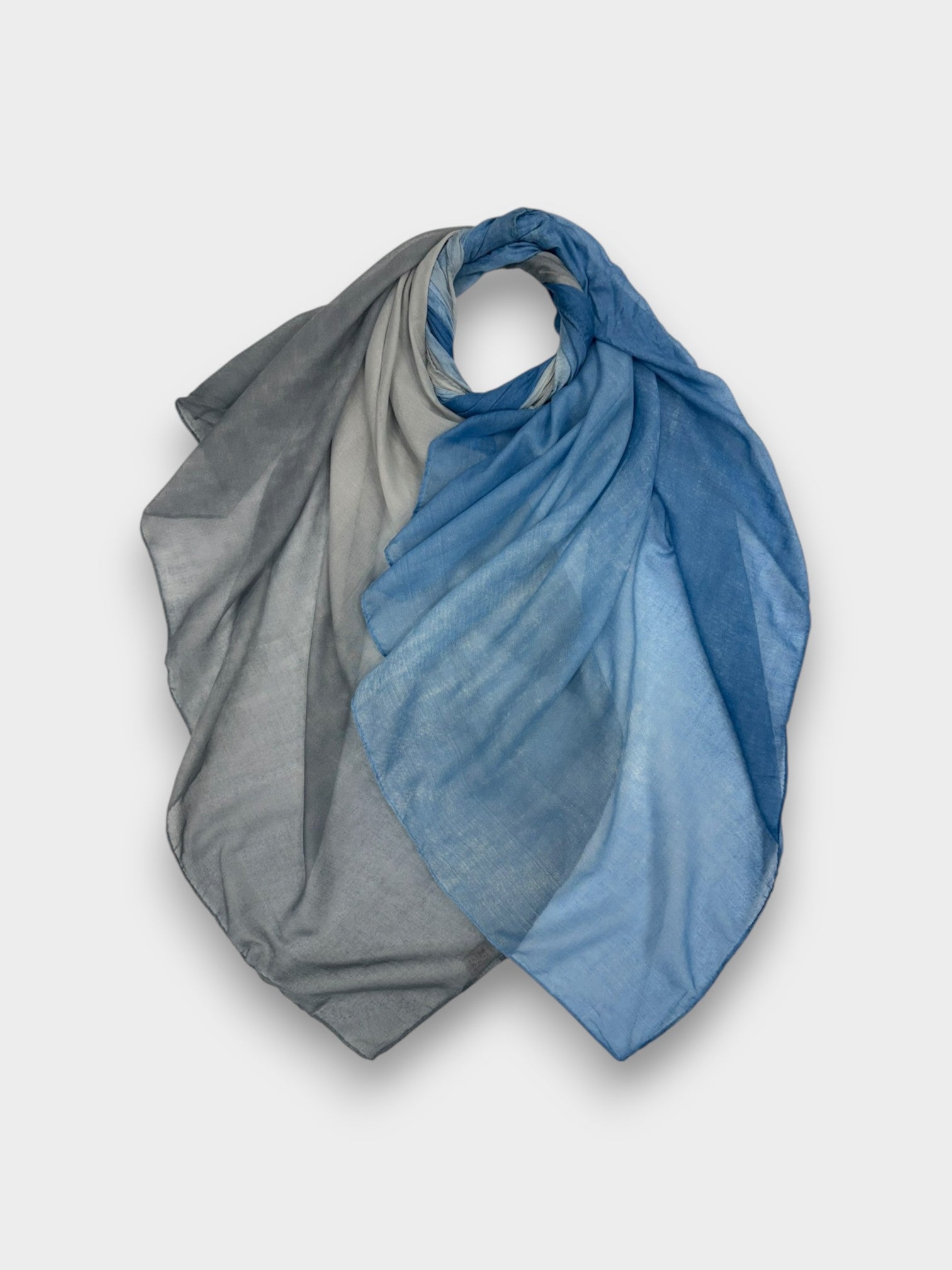 Ombre Lightweight Cotton Viscose Scarf