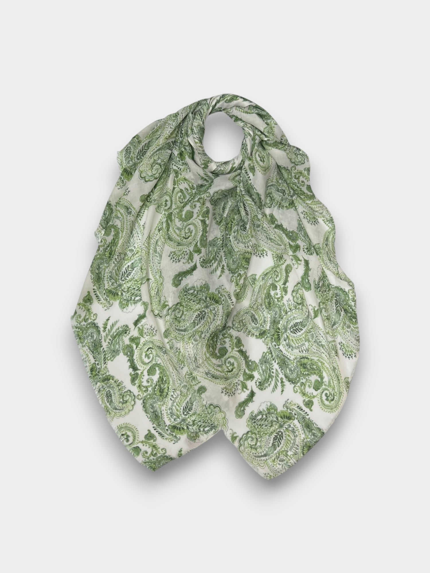 Paisley print scarf - Green