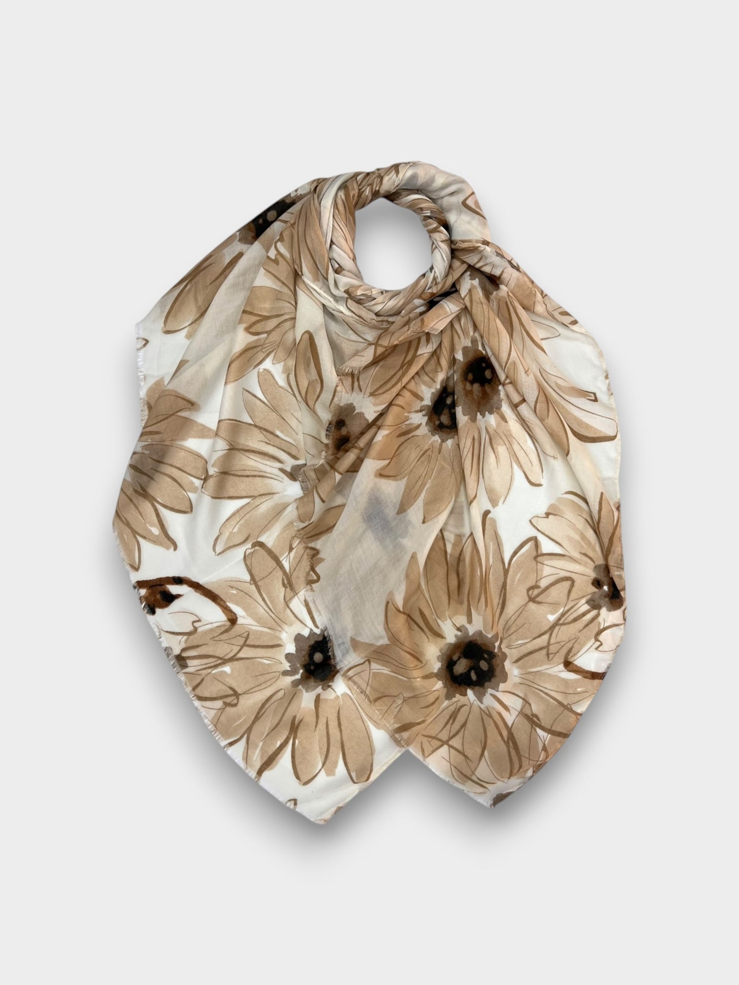 Big Daisy Print - Beige