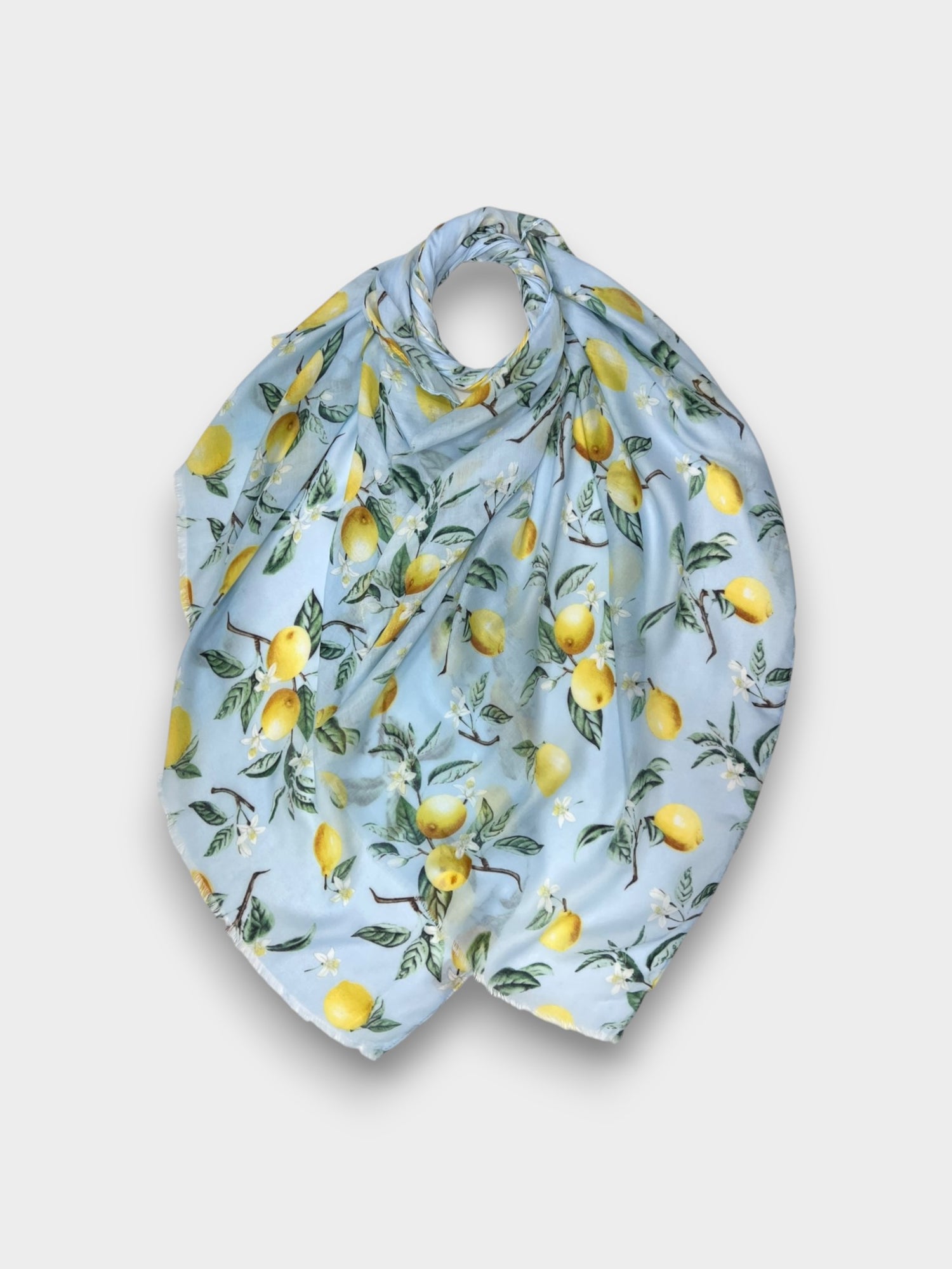 Lemon citrus print - Blue