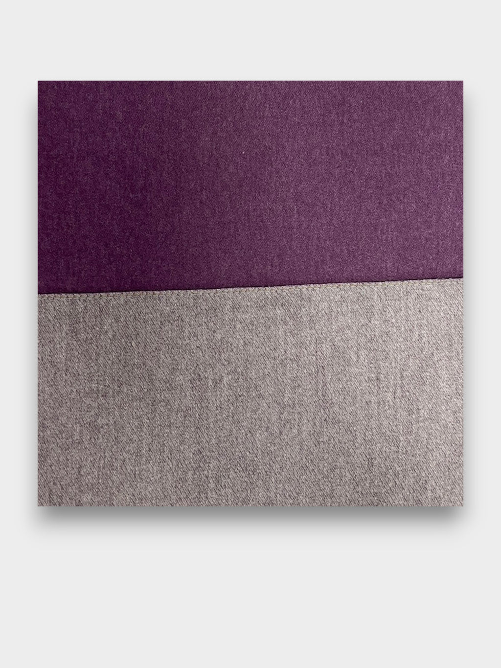 Two tone plain cashmere blend scarf with tassels