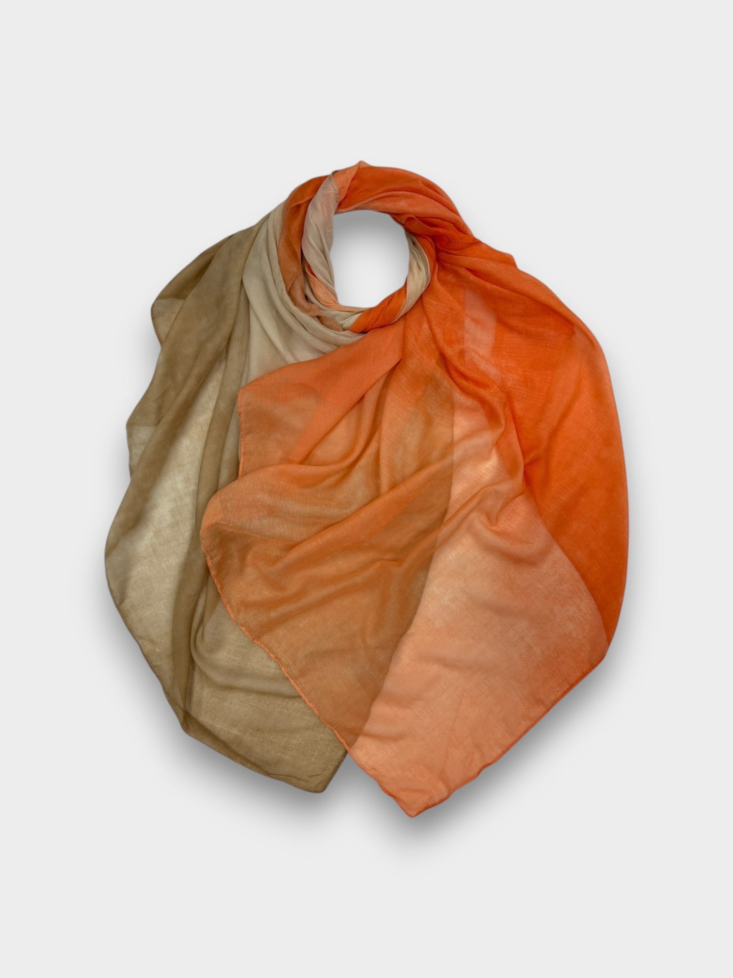 Ombre Lightweight Cotton Viscose Scarf
