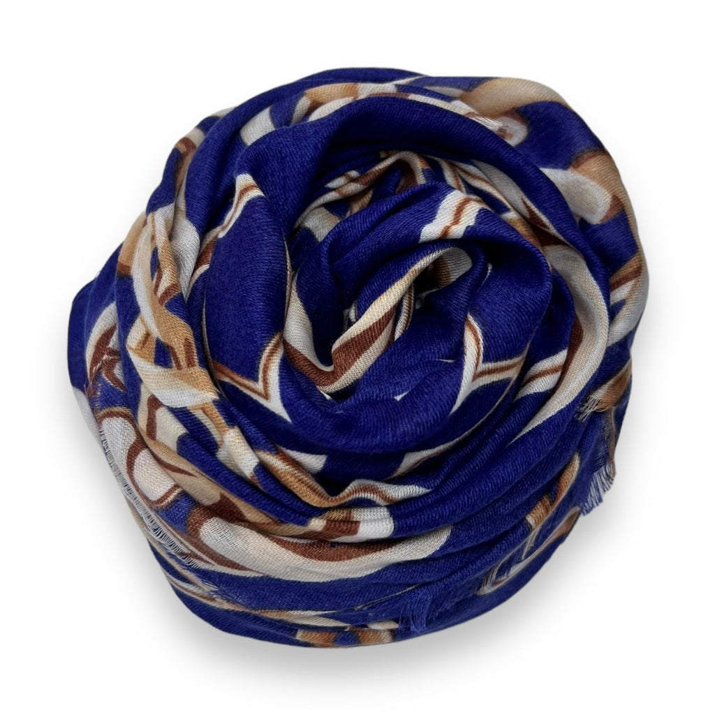 Golden chain brooches print