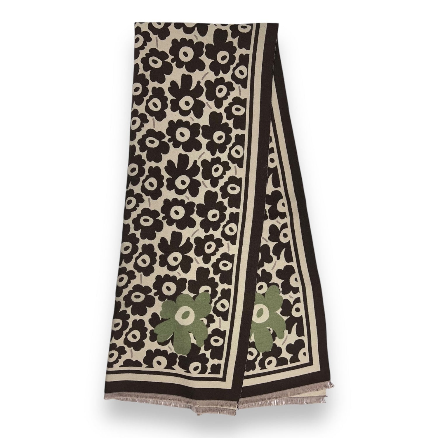Flower Eye scarf - Khaki