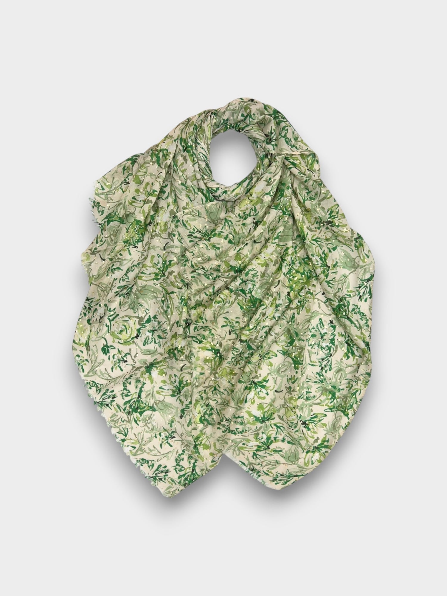 Hibiscus flower print - Green