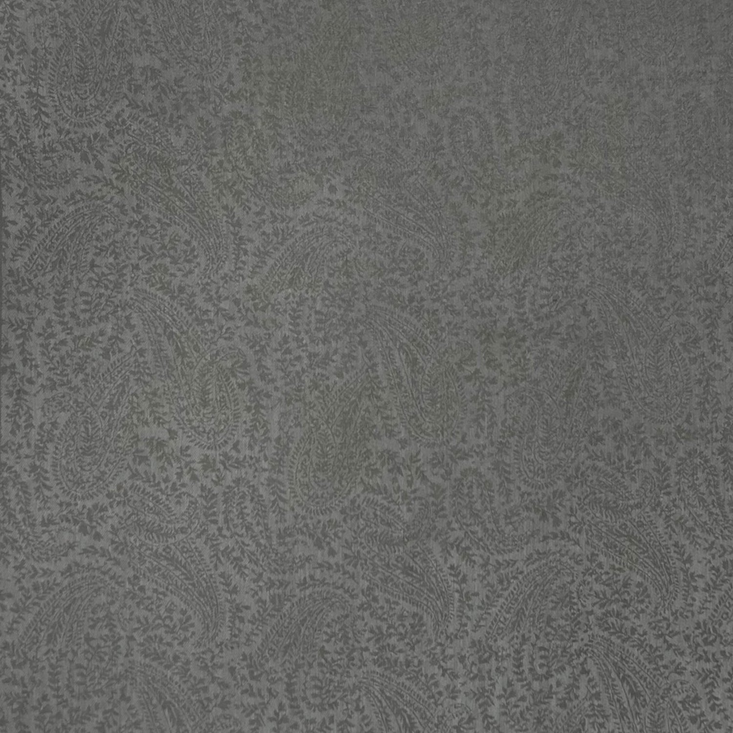 Pashmina Paisley Print Finished with Tassels - Charcoal
