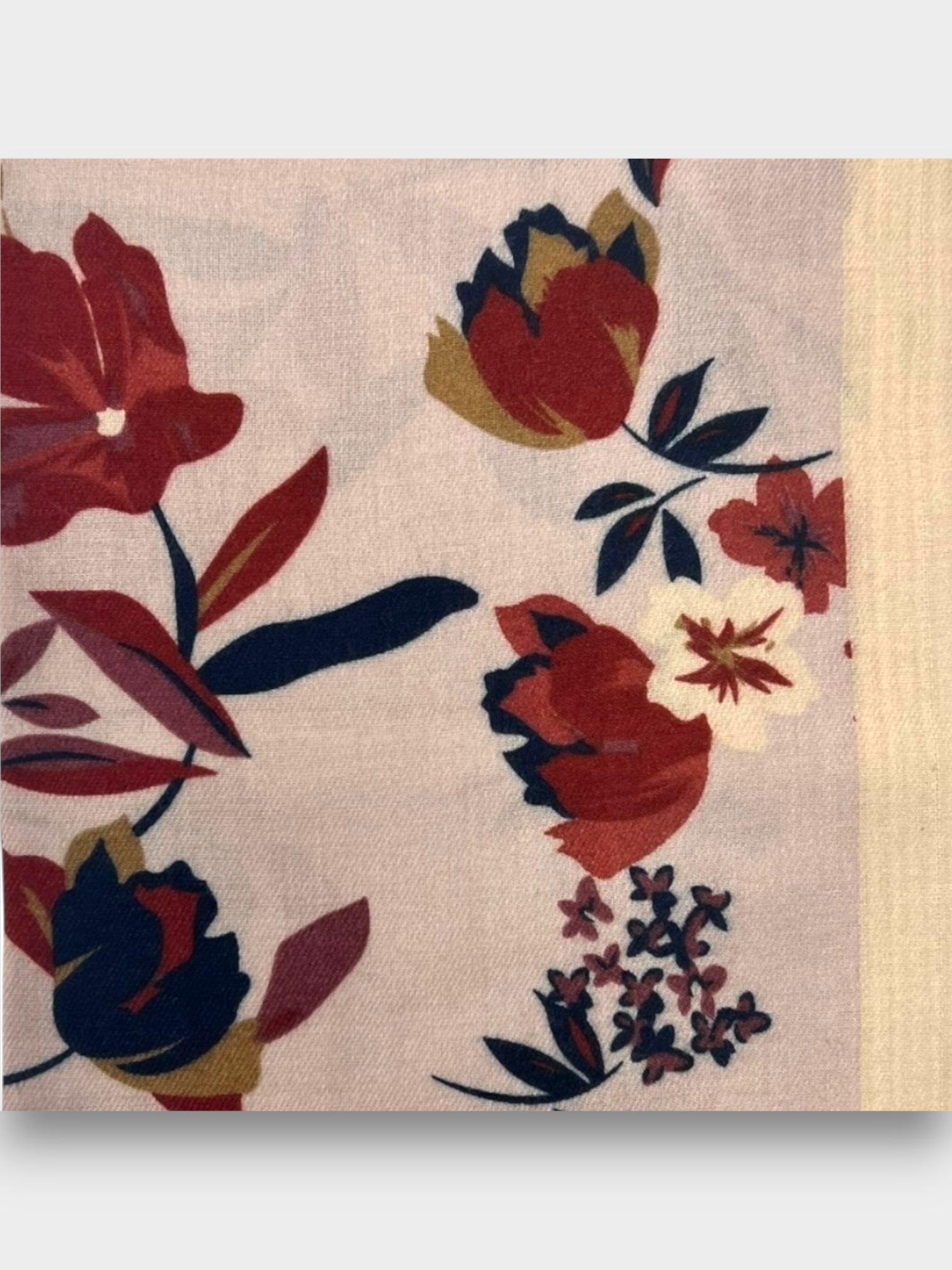 Blush Garden Floral Print Scarf