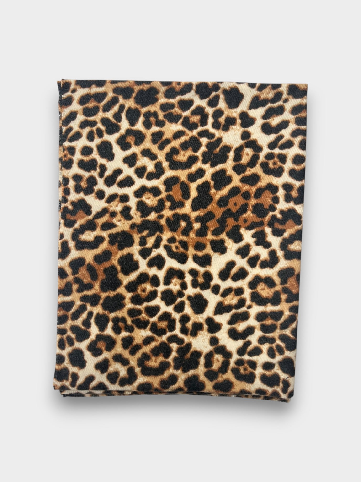 Classic Leopard Print Scarf