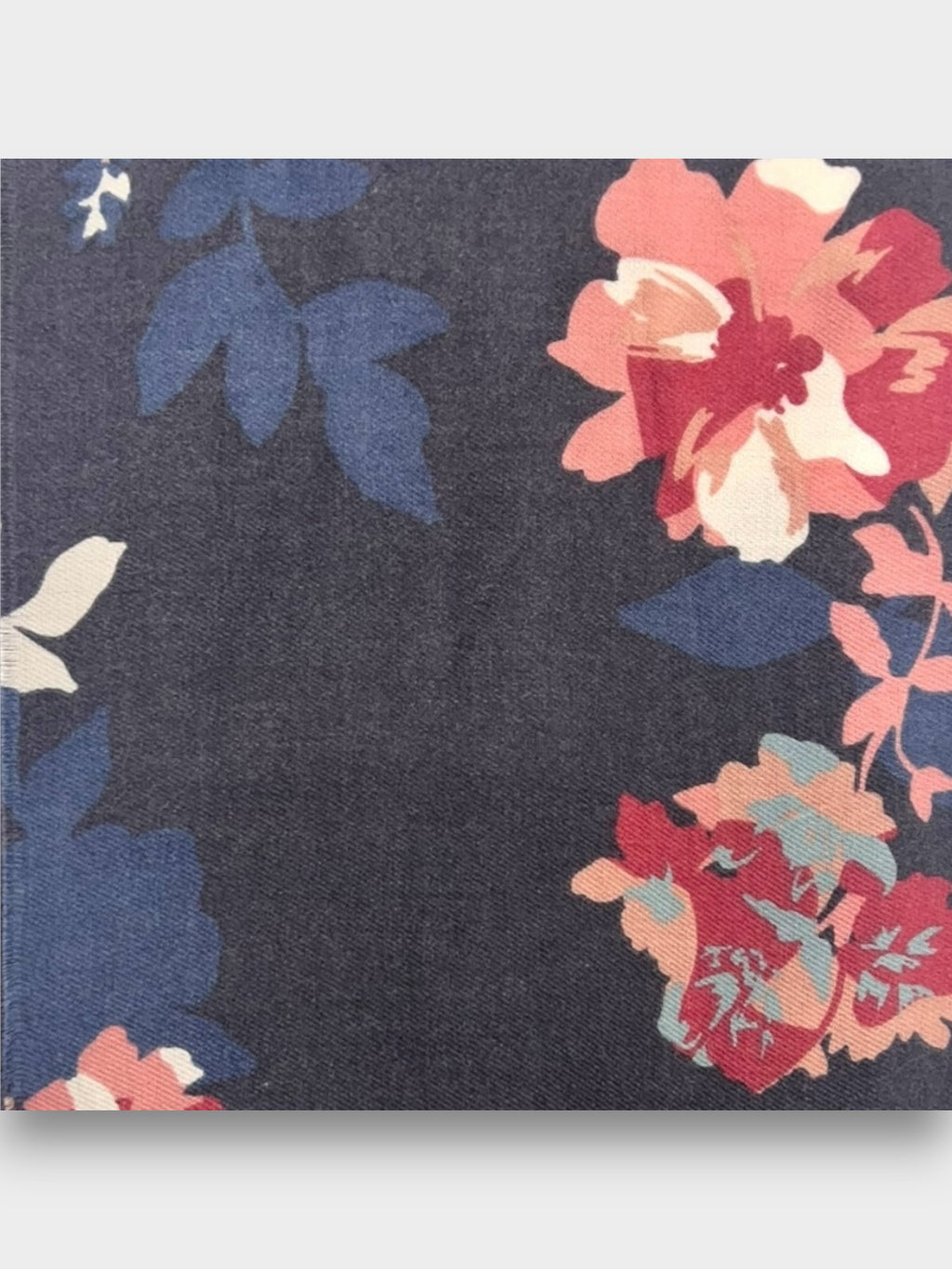 Midnight Blossom Print Scarf