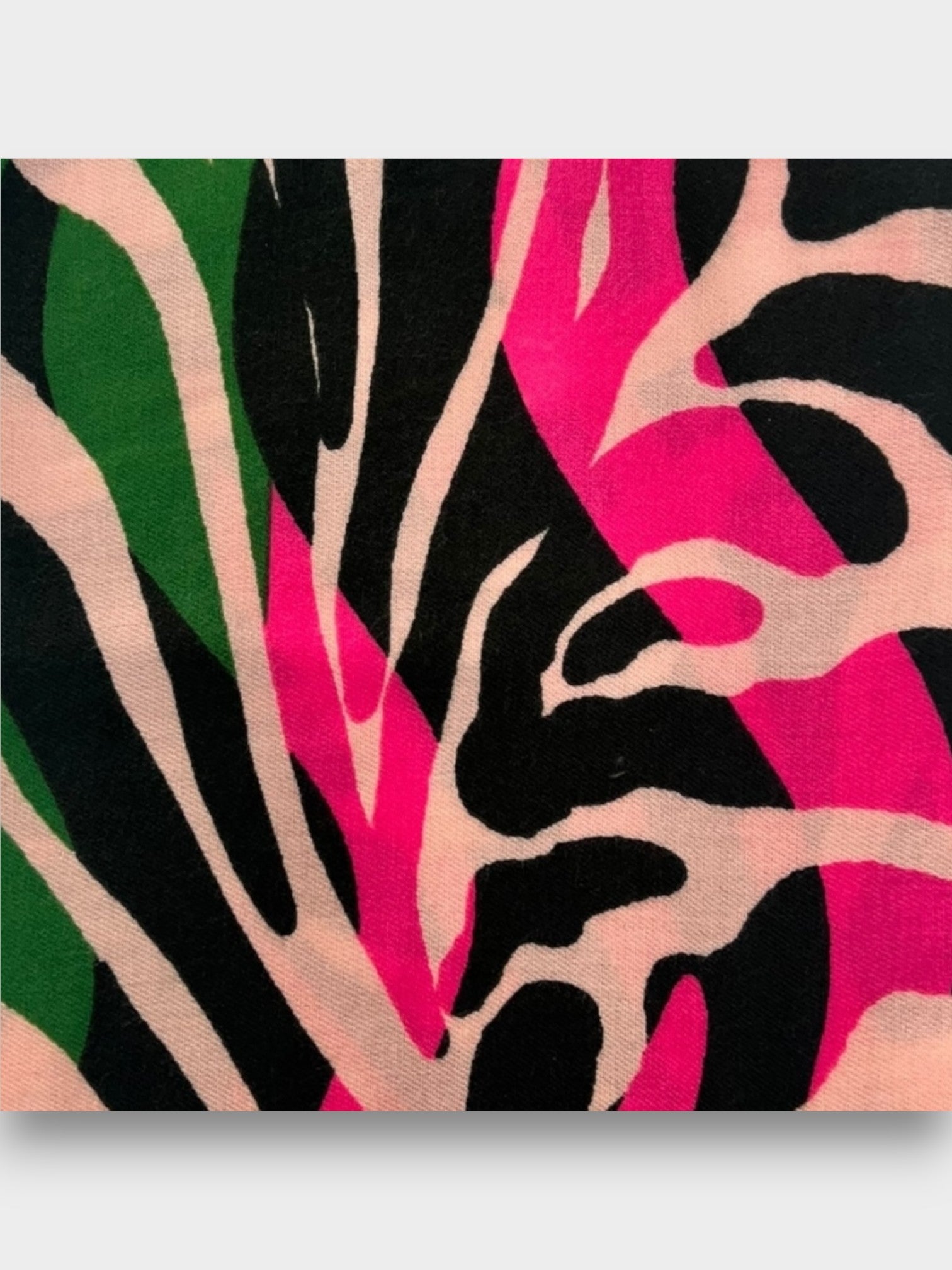 Tropical Fusion Abstract Print Scarf