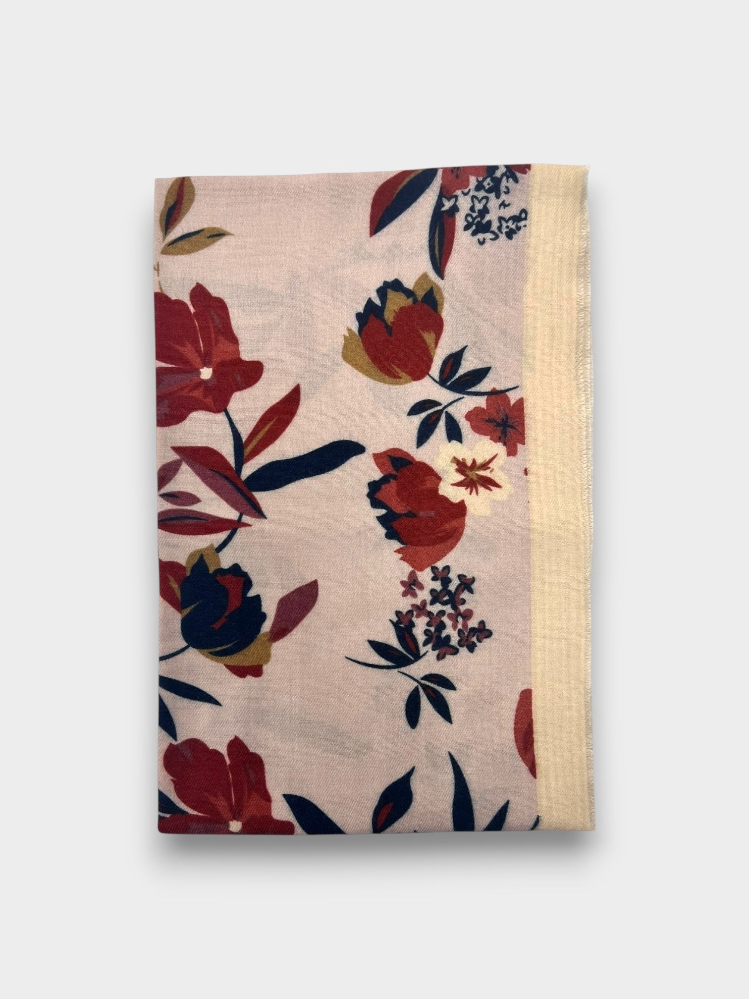 Blush Garden Floral Print Scarf