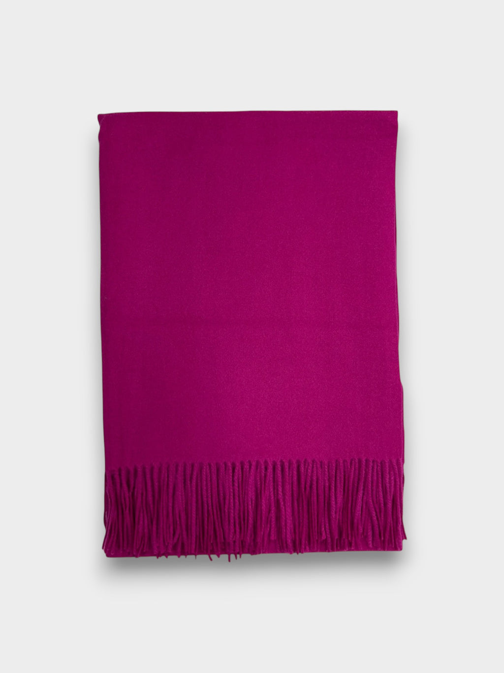 Classic Plain wool Blend with Tassels - 10 + colours available