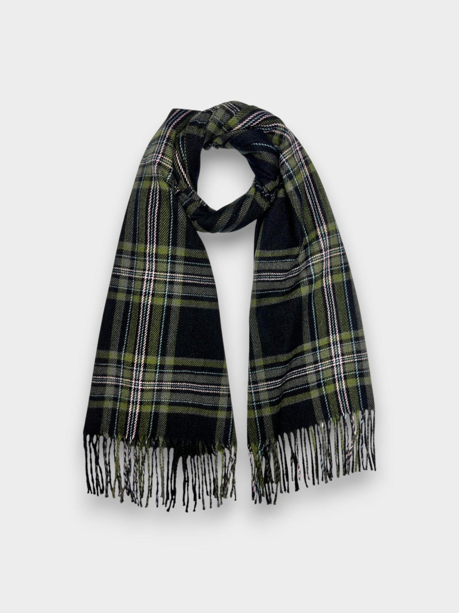 Classic Scottish tartan print - Black