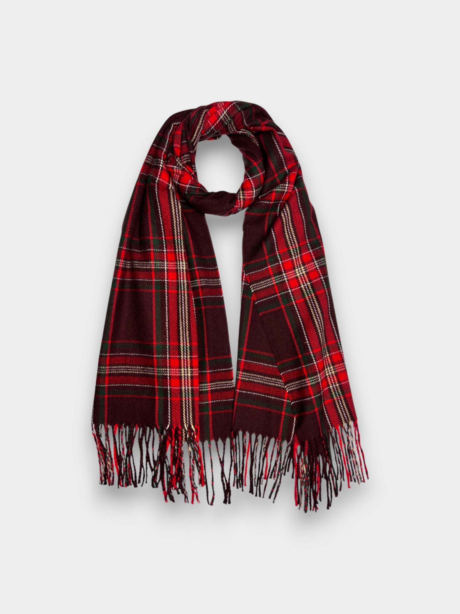 Classic Scottish tartan print - Red