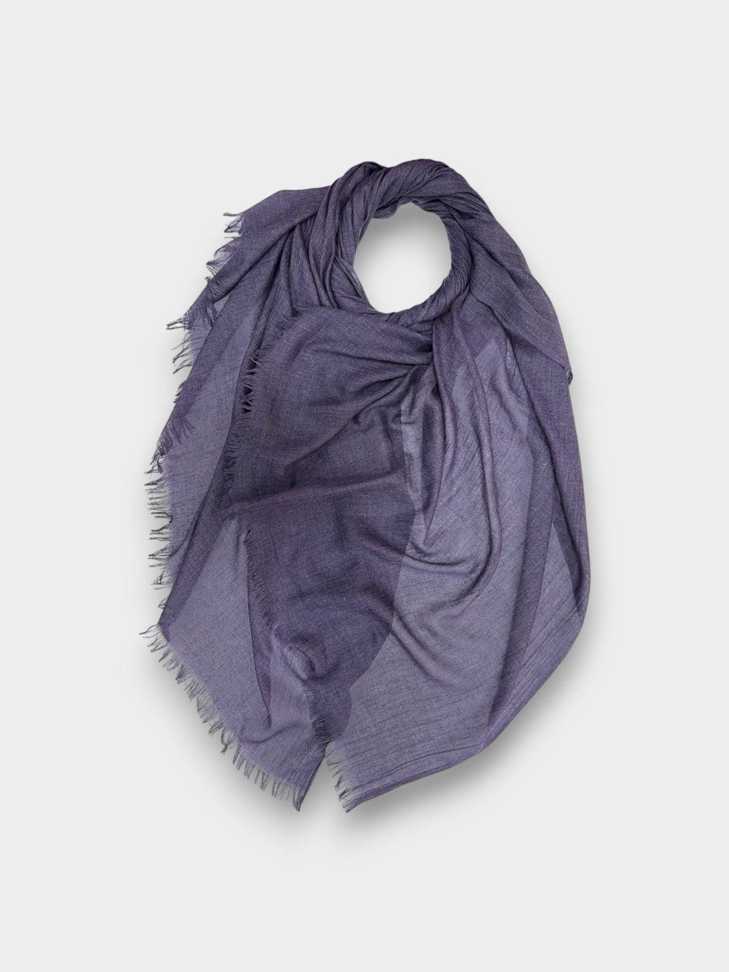 Classic Cotton Blend Plain Scarf - 48 colours - Vintage Purple