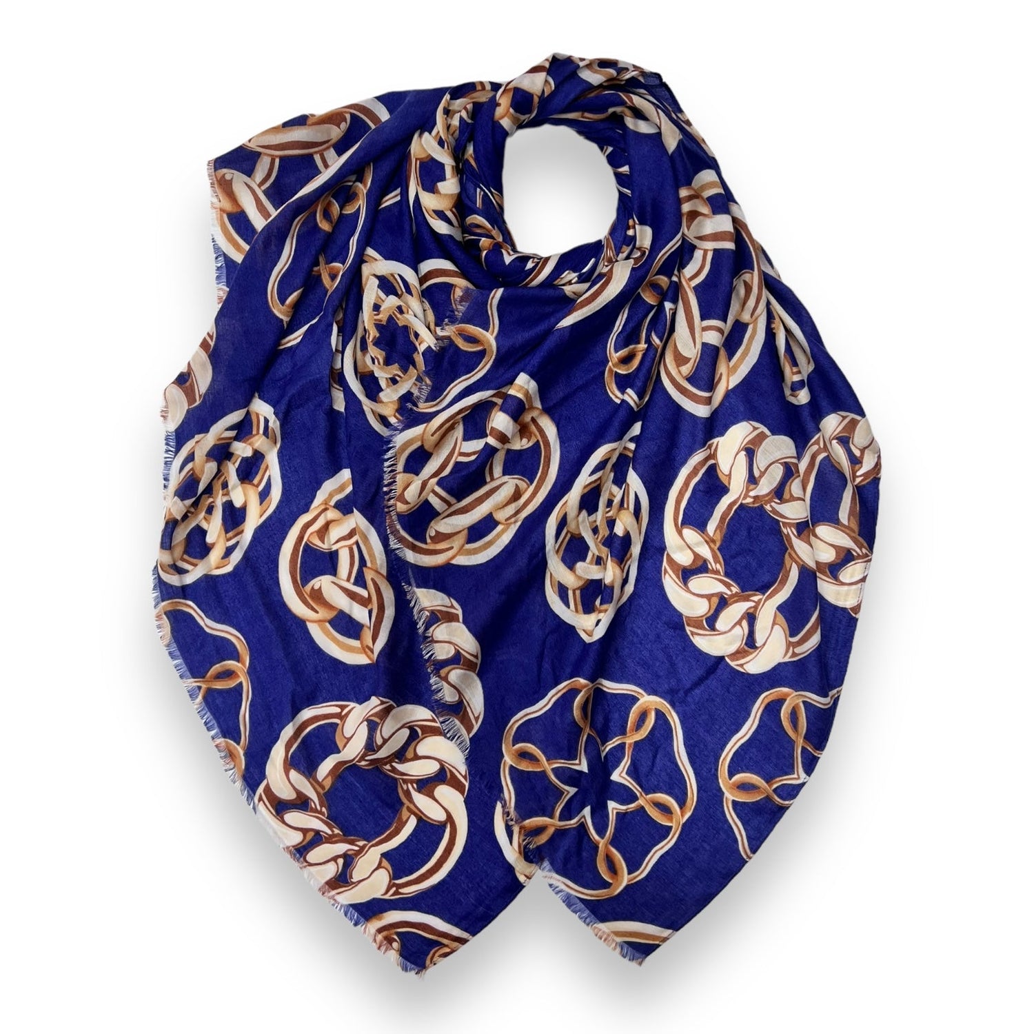 Golden chain brooches print - Default Title