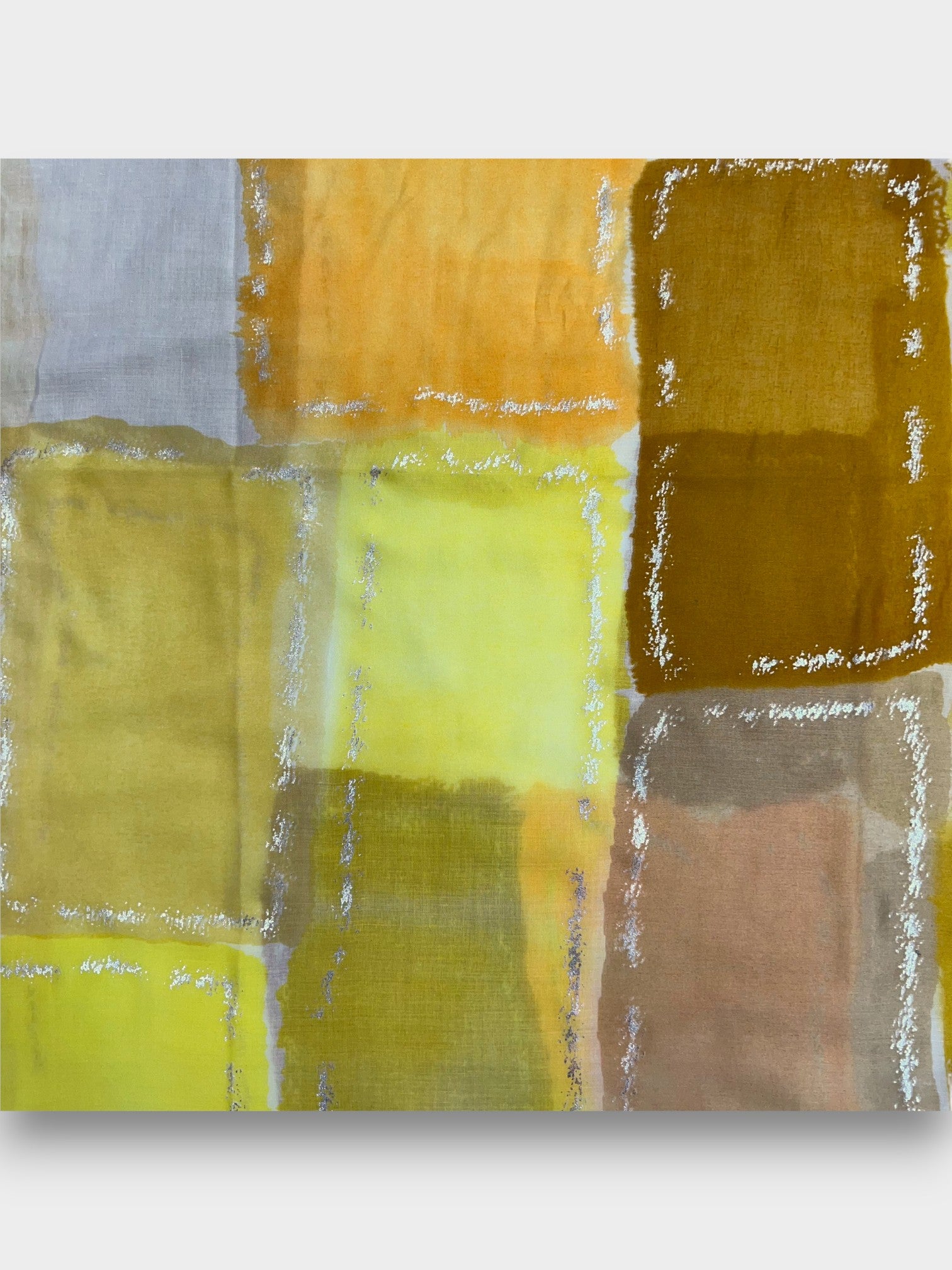 Printed Stone Wall Colourful Pattern Large Scarf