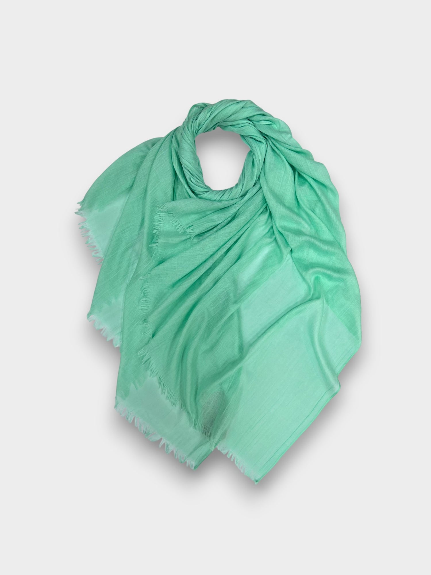 Classic Cotton Blend Plain Scarf - 48 colours - Mint